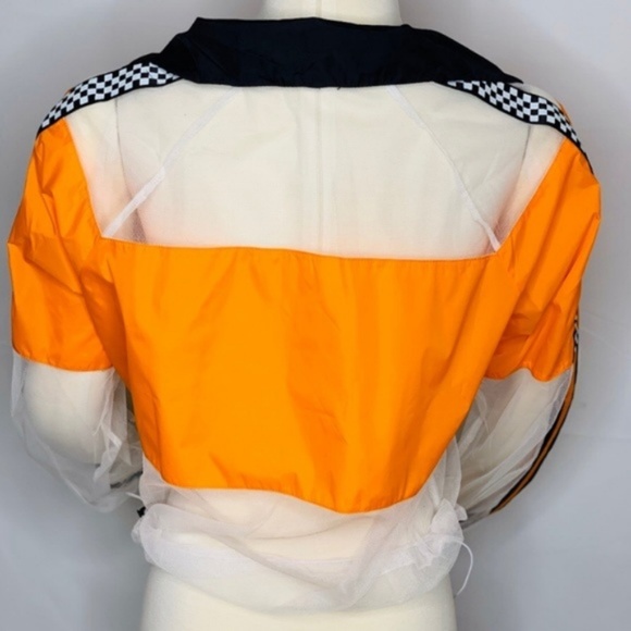 Mesh Windbreaker with Racing Stripe - Picture 2 of 5